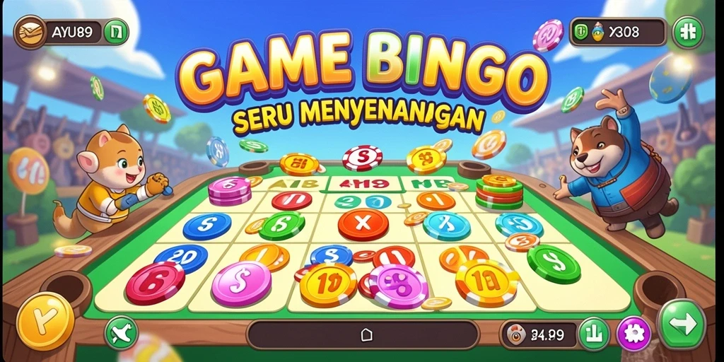 Tampilan gameplay seru dari AYU89, nikmati keseruan Bingo!
