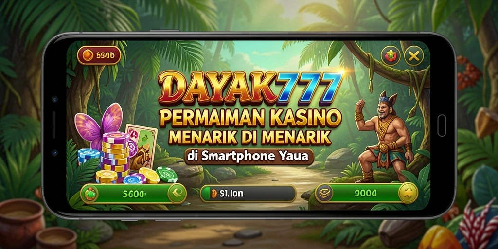 Tampilan menarik dan seru dari gameplay Kasino DAYAK777.