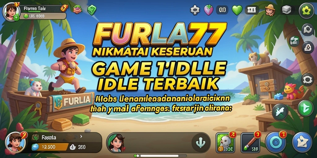 Tampilan gameplay FURLA77 yang menarik dan santai.