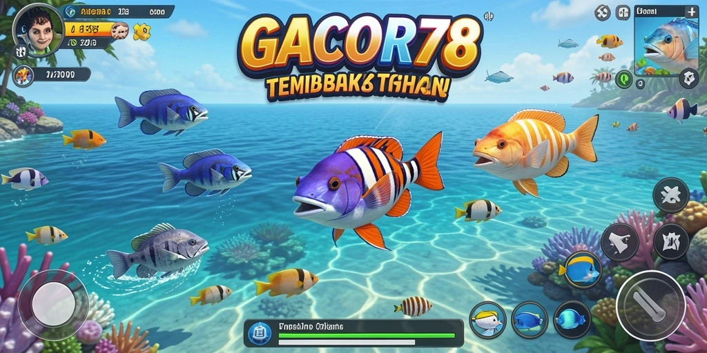 Gameplay menembak ikan yang seru dan mengasyikkan di GACOR78.