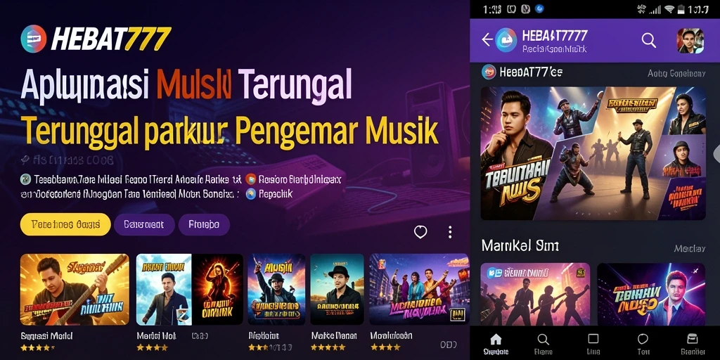 Screenshot gameplay HEBAT777 menampilkan interaksi pengguna dengan lagu.