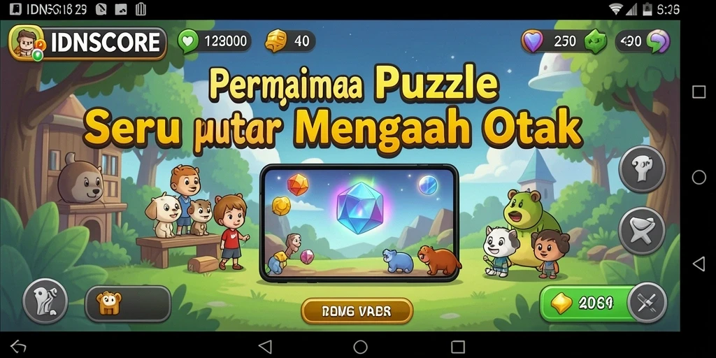 Screenshot game IDNSCORE menampilkan momen gameplay seru.