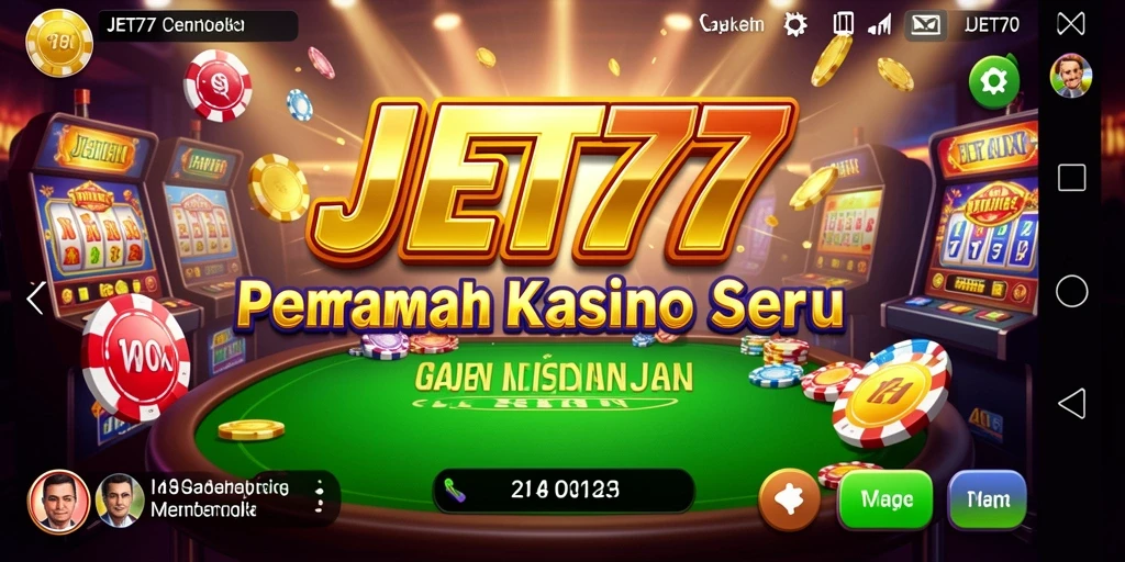 Tampilan gameplay JET77 yang menarik dan seru.