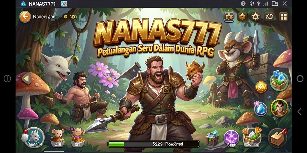 Gameplay NANAS777 yang menampilkan aksi petualangan RPG yang mendebarkan.
