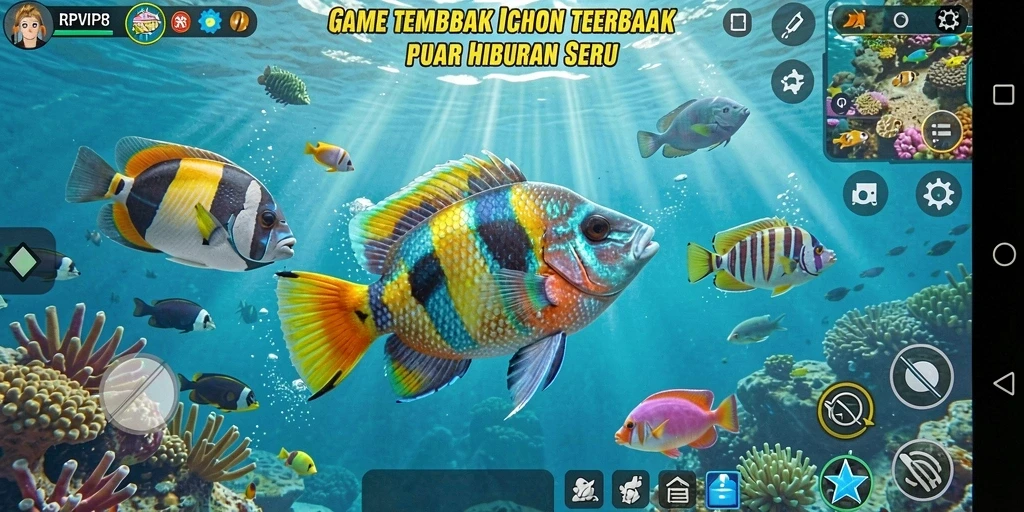 Tampilan gameplay RPVIP8 yang seru dan mengasyikkan.