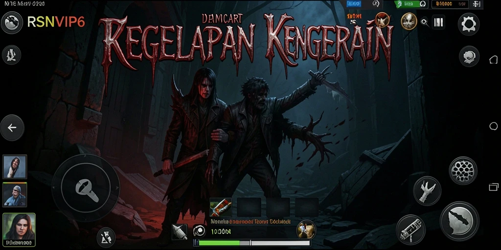 Tangkapan layar gameplay menampilkan suasana mencekam dan grafis berkualitas tinggi.