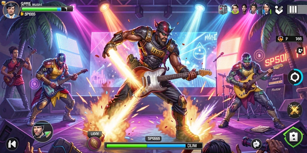 Gambaran menarik dari gameplay SP666 yang menyenangkan.