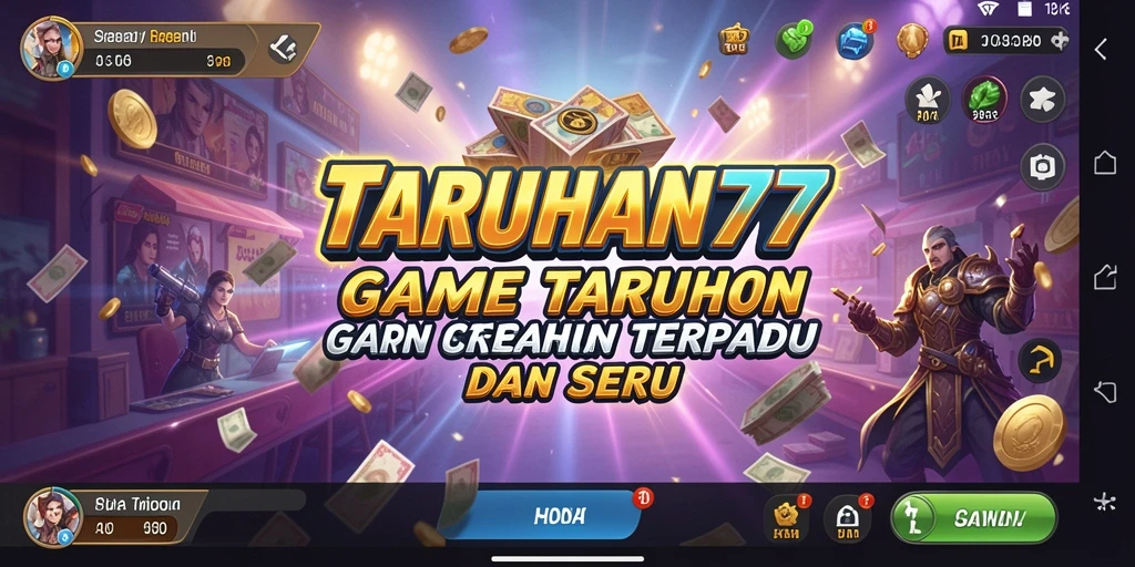 Tangkapan layar gameplay TARUHAN77 menampilkan aksi seru dan taruhan menarik.
