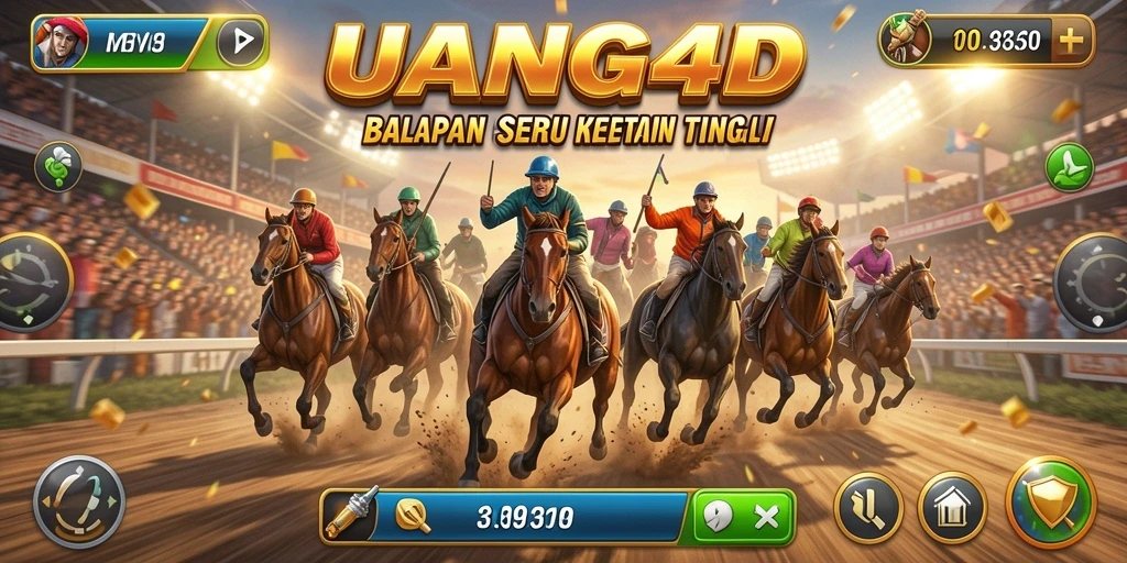 Gameplay balapan yang mendebarkan dari UANG4D.