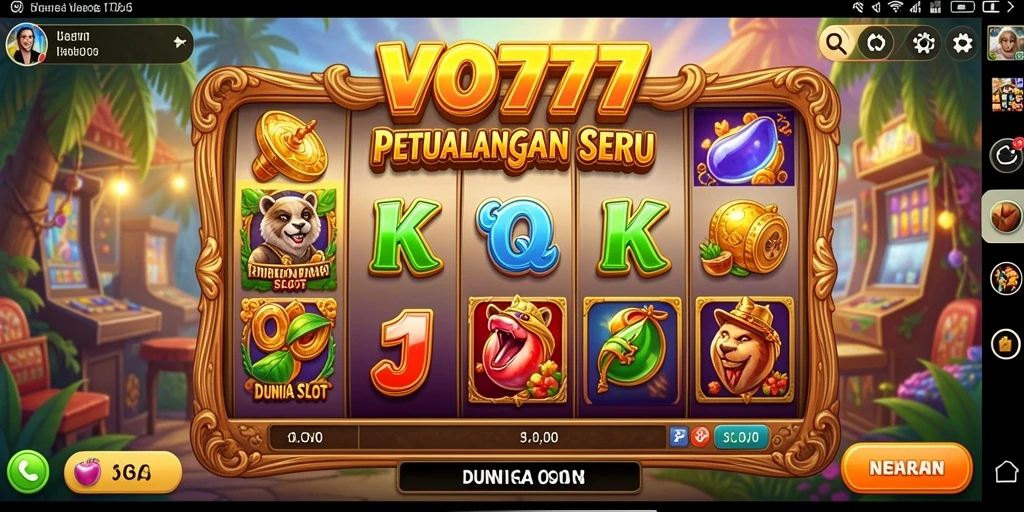 Gameplay menarik VO777 yang menampilkan slot yang penuh warna.