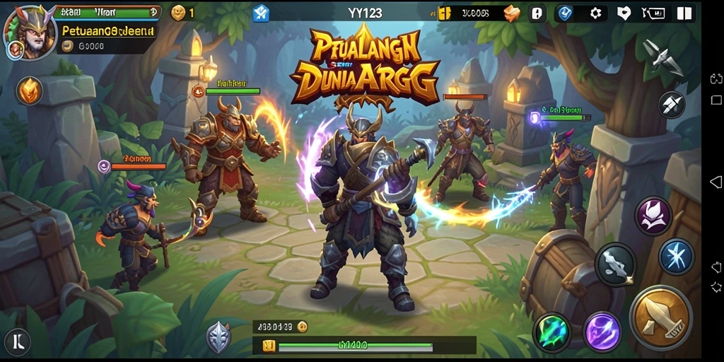 Gameplay dinamis dan seru di dunia ARPG YY123.
